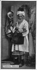 Turkkilainen Pedlar, 1800-luvun lopun valokuvasta tekijältä Turkish Photographer